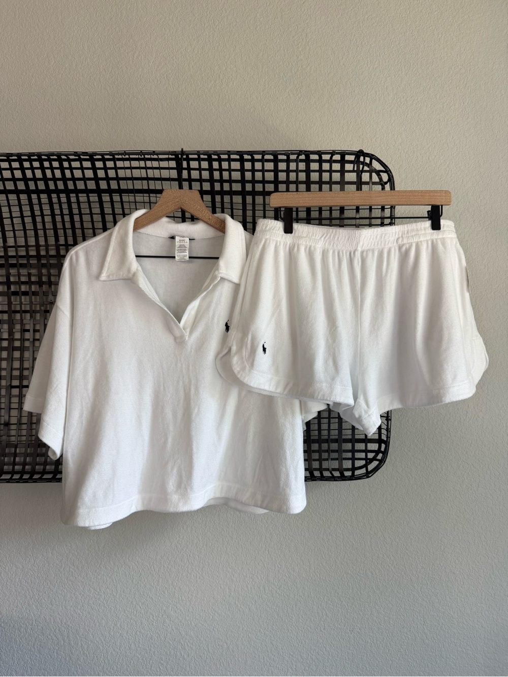 Polo Ralph Lauren Terry Collar Shirt & Shorts Set - Picture 2 of 7